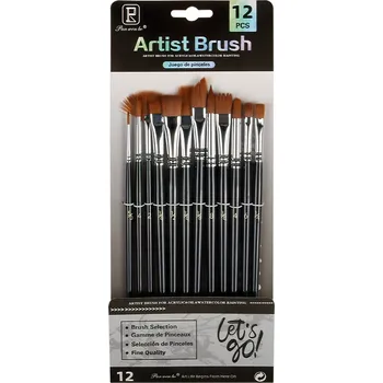 Výtvárné potřeby Sada 12ks uměleckých štětců