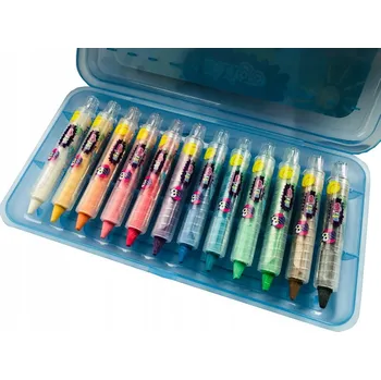 Pastelka Sada 12 barevných dětských křída pastelky Strigo pastelové Pastelky ks