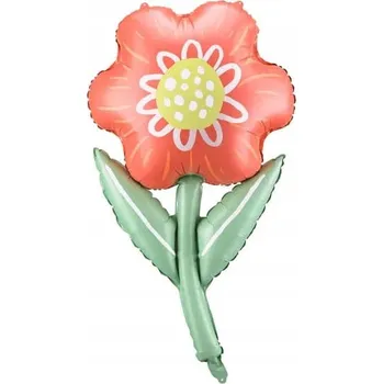 Balónek Fóliový balónek KVĚTINA – SVÁTEK MATEK 53 x 96 cm