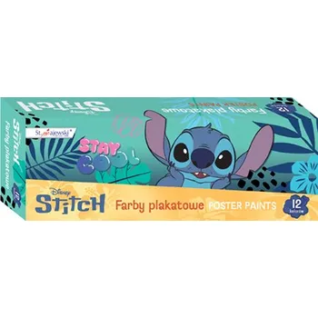 Výtvarná barva Plakátové barvy 12 barev 20 ml Stitch Majewski