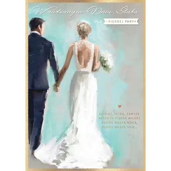Obraz Přání Svatba, výročí 11,7 x 16,6 cm
