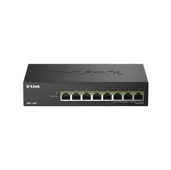 Switch D-Link DMS-108P/E, 8x 2.5G PoE, Unmanaged Switch, Metal