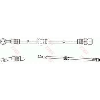 Brzdová hadice TRW PHD1017 Brzdová hadice