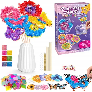 kreativní sada VELKÁ SADA PRO VÝROBU VÁZY SVÉPOMOCÍ PRO DĚTI DÁREK K NAROZENINÁM