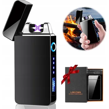 Elegantní Zapalovač Plazmový Nabíjený přes USB Ovládaný dotykem 2 Oblouky