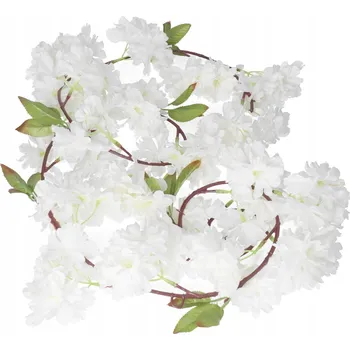 umělá květina UMĚLÉ KVĚTY GIRLANDA 180CM VIŠEŇ DEKORACE DO BYTU