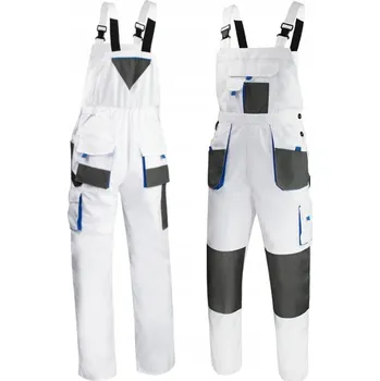 Pracovní obuv Pánské montérkové pracovní kalhoty, malířské, bílé, silné, velikost vel.