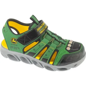 Chlapecké tenisky Skechers John Deere: Hypno-Splash - Tractor 407070L-GNBK Green 28 32