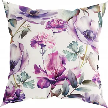 Povlak na dekorativní polštářek Povlak na polštář 40x40 Dekorační povlak na polštář Měkká látka Květiny 9887