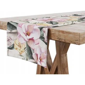 Prostěradlo Běžec béžový, odstíny růžové, odstíny zelené, odstíny žluté, vícebarevný 100 x 40 cm