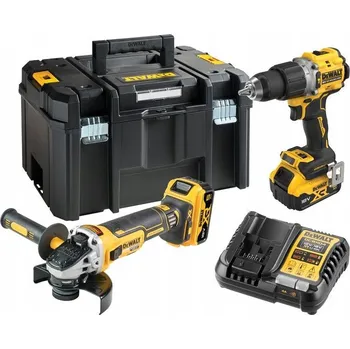 DeWALT DCK2026P2T sada aku vrtačky a úhlové brusky 18V XR 2x5Ah Dewalt PL