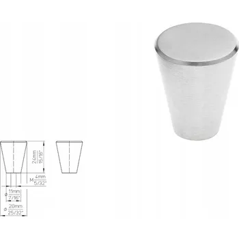 Nábytková úchytka SIRO 1403-20N1 nerezová ocel