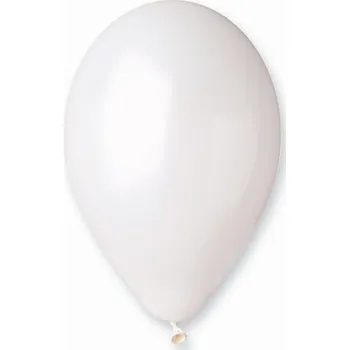 Balónek LATEXOVÉ BALÓNKY 10" 10 KS BÍLÉ