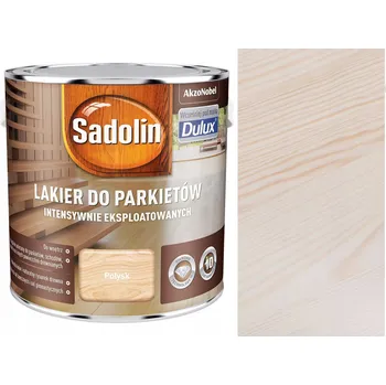 Lak na dřevo Lak na parkety Sadolin vodou ředitelný bezbarvý lesk 0,75 l