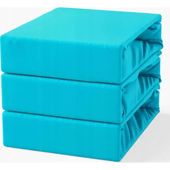 Prostěradlo Prostěradlo s Gumou 90x200 Froté Tyrkysové