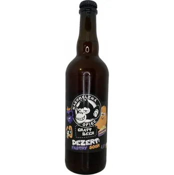 Pivo Pivovar Nachmelená Opice Pastry Kyseláč ostružina, hruška, skořice 15 0,7l Nachmelená opice