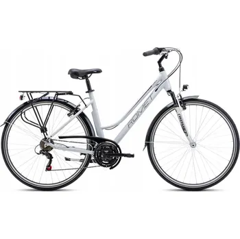 Dětské kolo Trekingové kolo Romet Gazela LTD, rám 20 palců, kola 28", šedé