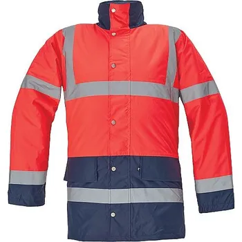 pracovní bunda SEFTON červená HV/navy