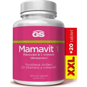 GS Mamavit 1 Plánování a 1. trimestr 90 + 20 tablet XXL GreenSwan