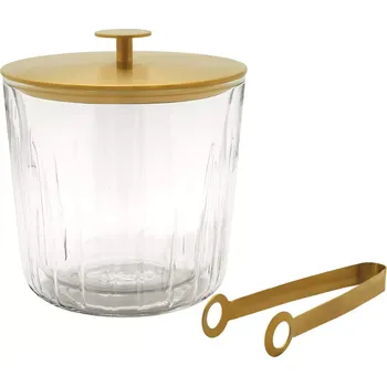 Nádoba na led LEOPOLD VIENNA Arinto Nádoba na led s víkem a kleštěmi, objem: 1,00 litru