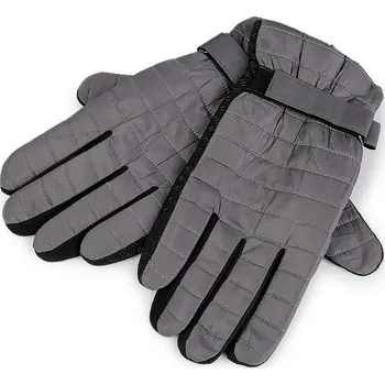 Rukavice Pánské prošívané rukavice, barva 19 šedá světlá