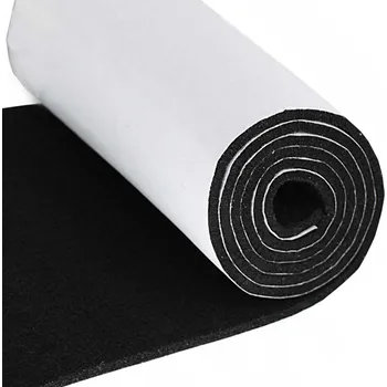 Samolepicí technický filc 4,5 mm, šířka 100 cm, barva Černá 700 gr