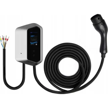 Nabíjecí stanice pro elektromobil AUXUS Nabíjecí stanice Wallbox 22 kW Typ 2 pro elektromobily, 5 m