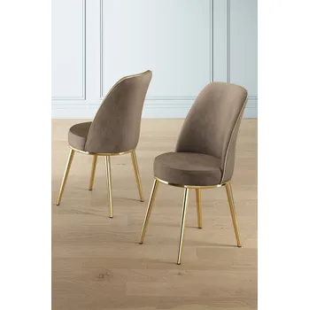 Barová židle Sada židlí (6 kusů) Pefa - Cappuccino, Gold