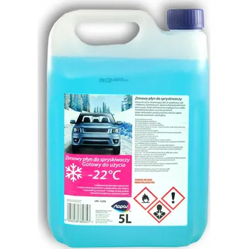 Náplň do chladiče a ostřikovače Zimní kapalina do ostřikovačů 5L -22°C Citron