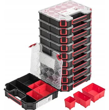 10x ORGANIZÉR NA NÁŘADÍ TAGER SOLIDNÍ KISTENBERG KTG30256B