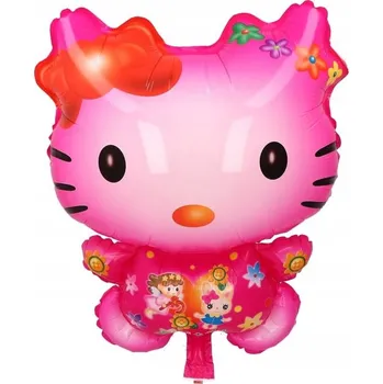 Balónek FÓLIOVÝ BALÓNEK 56 cm HELLO KITTY RŮŽOVÝ