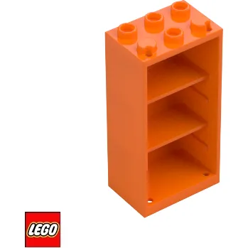 Stavebnice LEGO LEGO® Příslušenství k figurkám LEGO Skříň 2x3x5 / 2656 Barva: Oranžová 2656