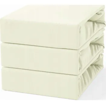 Prostěradlo Prostěradlo Bavlněné s Gumou 180x200 Ecru