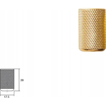Nábytkové kování Úchytka knopka VIEFE 0109 GRAF tmavá mosaz