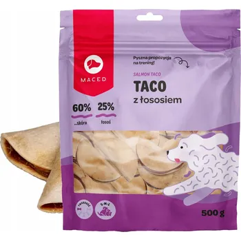 Pamlsek pro psa Psí pamlsek Maced Taco s Lososem 500g