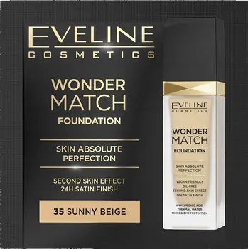 Podkladová báze na tvář Eveline Cosmetics Wonder Match podkladová báze na obličej č. 35 mini verze VZOREK