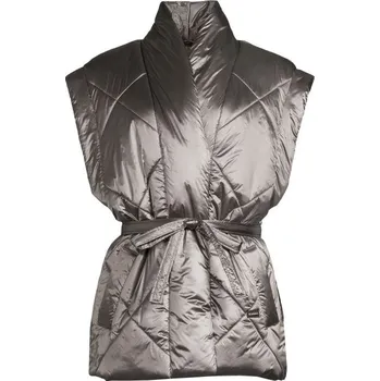 Dámský kabát CASALL Mellow Wrap Quilt Vest šedá XL
