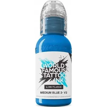 Tetovací barva Tetovací na tetování Limitless Medium Blue 2 v2 30 ml