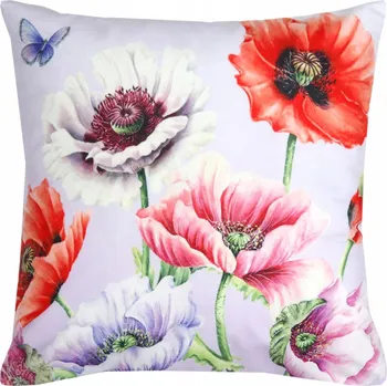 Povlak na polštářek Dekorační povlak na polštář 45x45 cm - Květiny