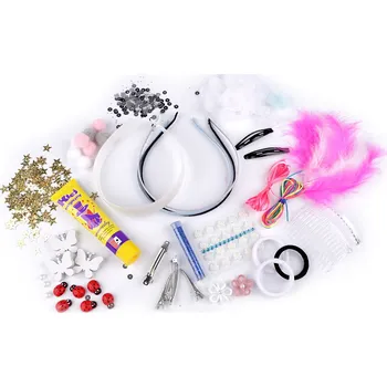 kreativní sada Dětská kreativní sada na vlasové ozdoby