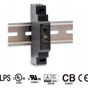 HDR-15-12 - zdroj na DIN, 12VDC, 1,25A , 12W