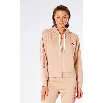 Dámská mikina Mikina RIP CURL Wave Shapers Zip Through - béžová L