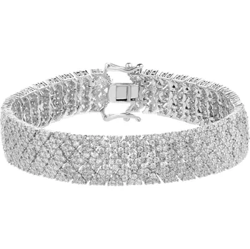 Náramek Stříbrný náramek se zirkony - AP542-7822