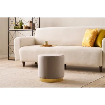 Taburet Puf Göcek - Brown