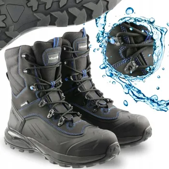 Pracovní obuv Pracovní zimní kotníkové boty VODĚODOLNÉ POHODLNÉ S3 Pánské velikost 45