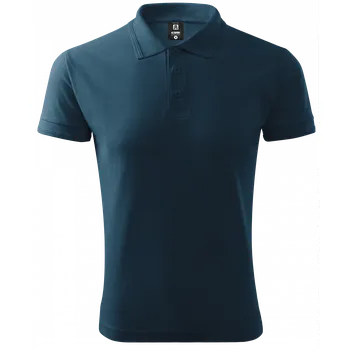 Pánské triko s límečkem ALTISPORT NoPrint NP/ALM302 NÁMOŘNÍ MODRÁ 4XL