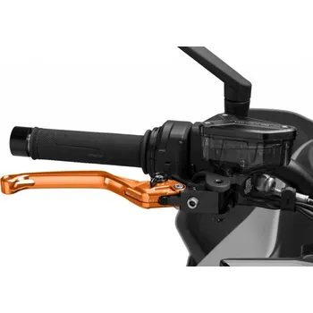 Páčka brzdy bez adaptéru PUIG 4.0 4120TN dlouhé oranžová/černá