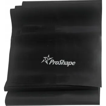 Rehabilitační guma / páska na cvičení pilates černá 150x15x0,65 cm