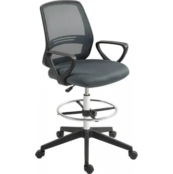 Ergonomická kancelářská židle s područkami | šedá