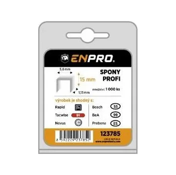 Průmyslová sponka Spony PROFI, 343/15 mm, 1000 ks, ENPRO